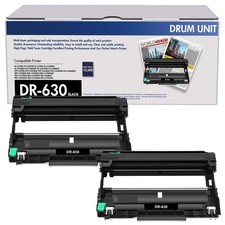 2PK DR630 Drum Unit Compatible for Brother DR-630 HL-L2300D HL-L2305W HL-L2315DW