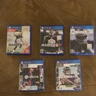 EA SPORTS Madden NFL 15 18 21 24 & FIFA 21 Multiplayer PS4 Sports Game Lot