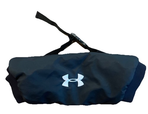 Under Armour Men’s Black Football Hand Warmer Zipper Pocket Adjustable Strap
