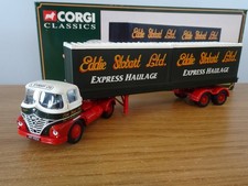 CORGI CLASSICS EDDIE STOBART FODEN S21 FLATBED CONTAINER TRUCK MODEL 14303 1:50