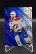 Joshua Roy Rookie RC 2024 Upper Deck SPx Blue Auto *on card */199