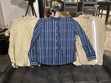 Three nice dress shirts.