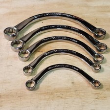 Snap On 5 Pc 12-point Metric Flank Drive Half-moon Box Wrench Set 1021 Mm