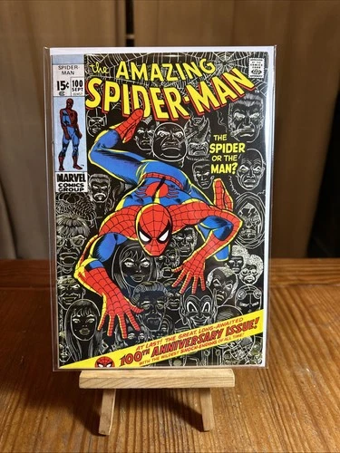 Amazing Spider-Man #100 Anniversary issue Marvel 1971 Comics FN