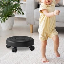Low Height Rolling Stool Sofa Footstool Low Rolling Stool Swivel Rolling Low