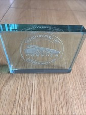 John Deere Commons Moline, Il. Grand Opening 1997 Glass Paperweight