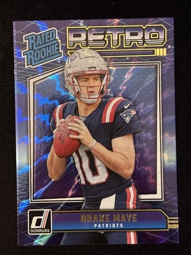 2024 Panini Donruss - Rated Rookie Retro Drake Maye #16 (RC)