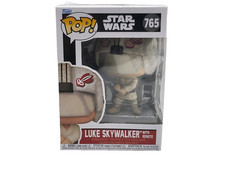 Funko Pop Luke Skywalker With Remote #765 Star Wars Bobblehead Figure New