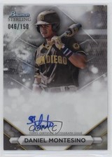 2023 Bowman Sterling Prospect Refractor 46/150 Daniel Montesino #PA-DM Auto 0co5