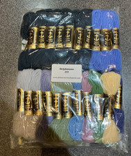 Primavera-Needlepoint Delphiniums 225 Tapestry Cushion Kit, New unopened.