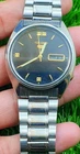 Vintage Of Seiko 5 Automatic Men Watch Day Date Japan Made 6349-5000