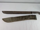WW II World War 2 United States Army U.S. Military Machete Knife Canvas Sheath