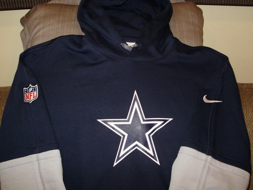 NFL Dallas Cowboys Nike FJ9424-419 Star Pullover Hoodie Sweatshirt Jacket Men XL
