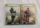 Microsoft Xbox 360 Call of Duty 4 Modern Warfare 1 & 2 LOT Game of Year