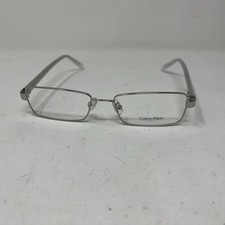 Calvin Klein CK7281 045 51-16-140 Silver White Flex Hinge Eyeglasses EN35