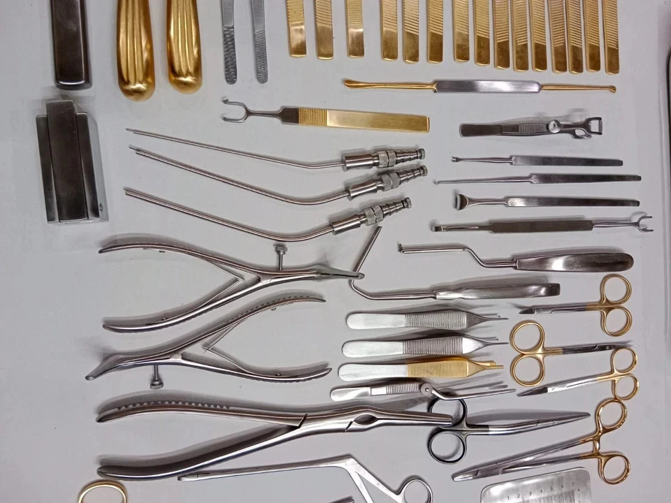 Juego de instrumentos de rinoplastia 50 piezas kit de herramientas de cirugía de nariz de plástico de acero alemán Foto 4 de 4