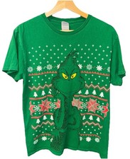 2015 Dr Seuss The Grinch AOP T-Shirt Size Medium Great Condition
