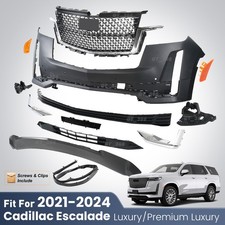 Front Bumper Cover Grille Assembly For 2021-2023 2024 Cadillac Escalade Luxury Front Bumper Cover Grille Assembly For 2021-2023 2024 Cadillac Escalade Luxury