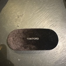 TOM FORD Velvet Hard Black Clamshell Glasses Case-Case ONLY