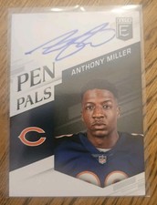 2018 Donruss Elite Pen Pals Blue Ink Anthony Miller #PP-AM Rookie Auto RC