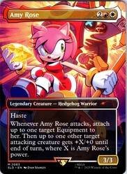 Amy Rose (Sonic the Hedgehog) Borderless - Secret Lair Drop #2083