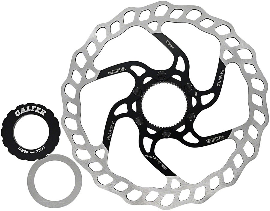 Ротор дискового тормоза Galfer MTB - 160 мм центральный фиксатор 18 мм 15190₽