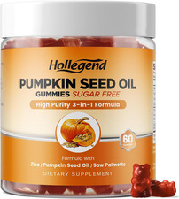 Pumpkin Seed Oil Gummies with Saw Palmetto, Pumpkin Seed Oil Extract for Hair Gr