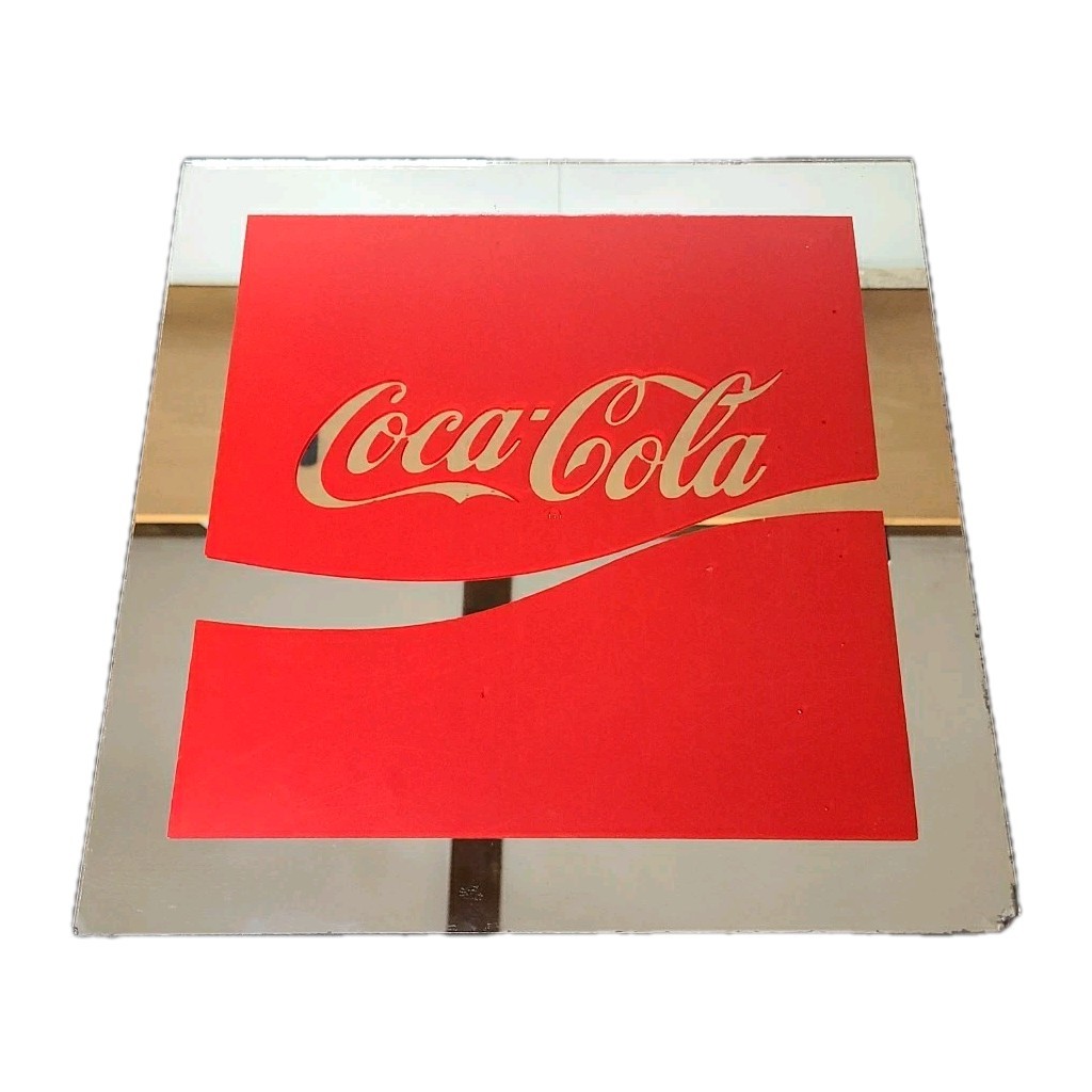 Vintage Coca Cola Mirror Advertising Bar Pub Man Cave Soda Pop