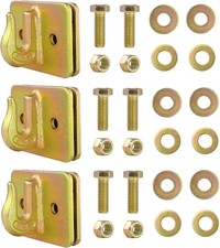 5/16-in Bolt On Grab Hook Mount with Backer Plate Grab Hook 70 Three Packs