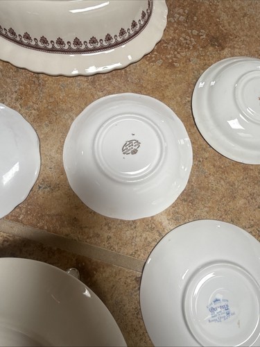 LOTE de artículos chinos vintage Theodore Haviland Spode Windsor Queens Fleur de Lis - Imagen 18 de 19