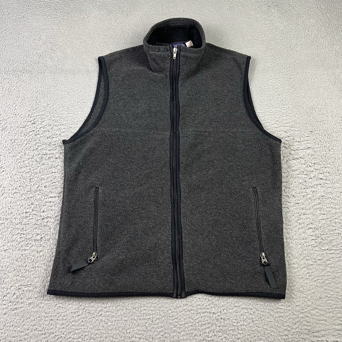 Vintage Patagonia Synchilla Fleece Vest Mens Large Gray Outdoor 