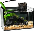 Fish Tank,2.8 Gallon Small Aquarium Kit,Glass Small Fish Tank,Betta Fish Tank