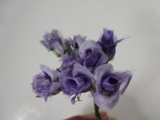 Very Special Tiny Silk Lavender Roses Millinery 55