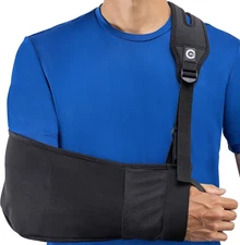 Custom SLR Arm Sling – Split Strap Technology for Pain 1 Count (Pack of 1)
