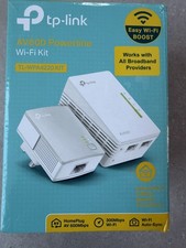 TP-Link TL-WPA4220 KIT AV600 Powerline Adapter WiFi Extender Kit, Wi-Fi Booster