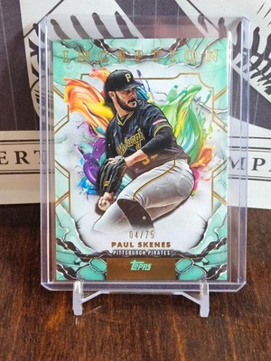 Topps Inception 2025 Paul Skenes Aqua Parallel 04/75 Pirates