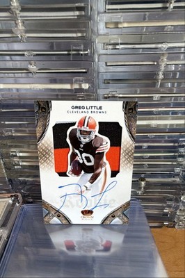 2011 Panini Crown Royale - Rookie Silhouette Signatures Greg Little #201 Blue...