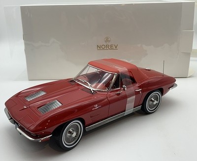Chevrolet Corvette Sting Ray rot Maßstab 1:18 Norev OVP NEU