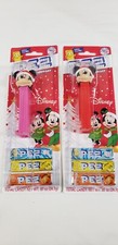 Disney: Minnie Mouse Lot Of 2 Twins Holiday Christmas Candy Pez Dispenser. NIP