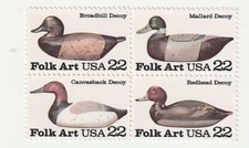 Scott # 2138 - 2141  US  Duck Decoys  M/NH  O/G