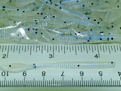 75 Monkey Milk 2.5'' MICRO TROUT PADDLE WORM Soft Plastic Fishing Bait Crappie