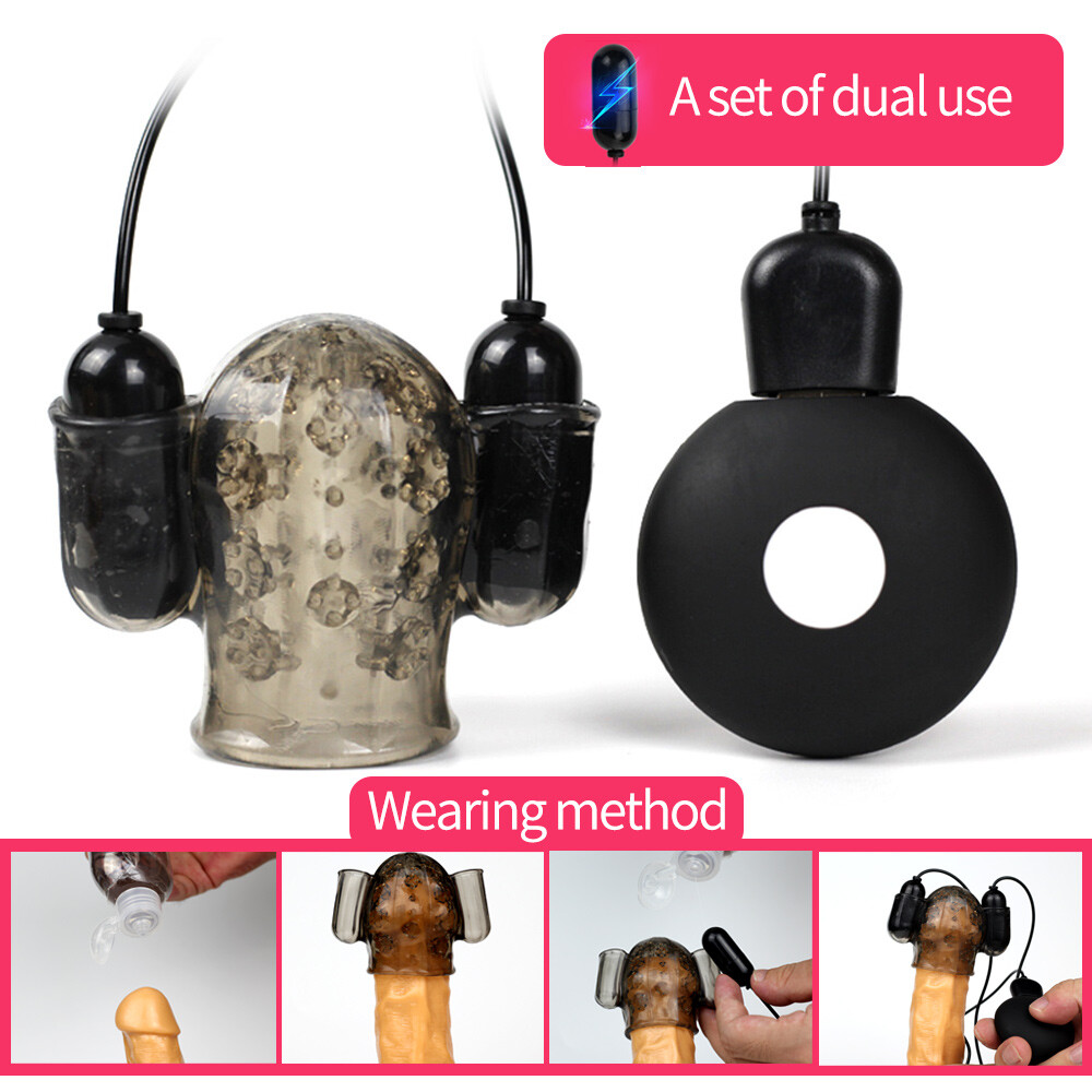 bullet vibrator on penis USB Vibrating-Penis-Bullet-Vibrator-Male-Cup-Rechargeable-Adult-Sex-Toy 12  Modes