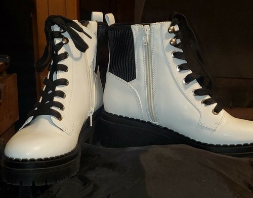 American Eagle Womens White Combat 