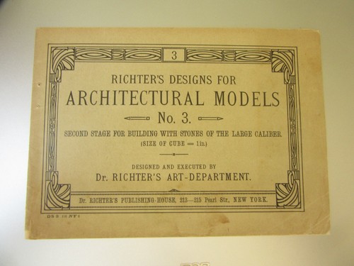 Richter's Designs 3 Architectural  and Building Booklets 4 Figuren Blatt Sheets - Picture 6 of 6