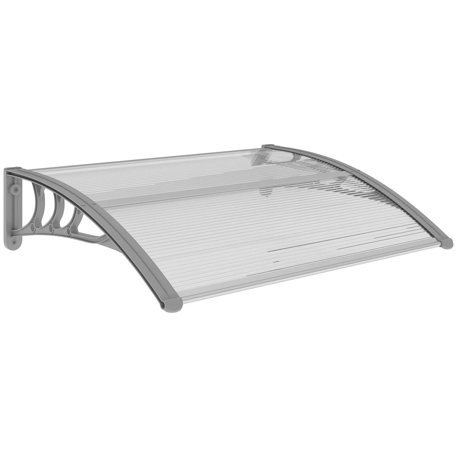 Outsunny Door Canopy Awning Outdoor Window Rain Shelter for Door 100 x 75cm