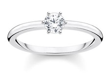 Image of Thomas Sabo Jewelry Zirconia Ring for Women TR2313-051-14