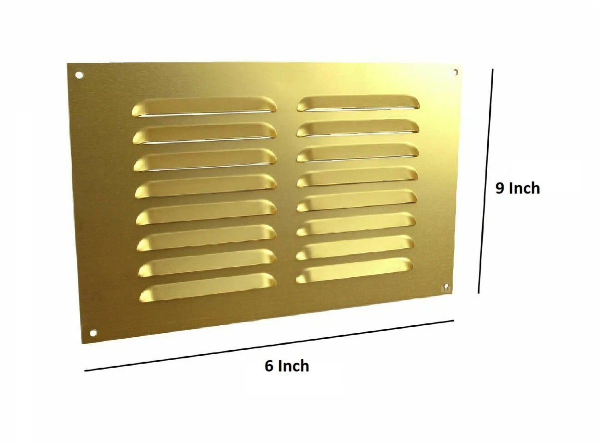 Hit And Miss Air Vent Cover 12 X 6 Polished Stainless Steel, 51 OFF