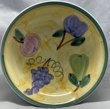 Caleca Frutta 8" Soup/Pasta Bowl Made in Italy NEW