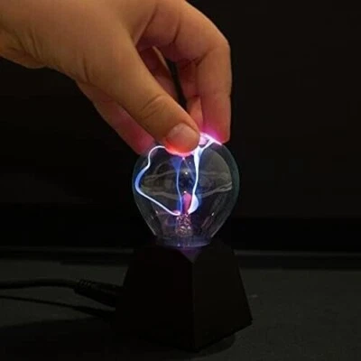 FUNTIME GIFTS Mini Plasma Ball - Desktop Light USB Powered Room Decor Fun Kids Colleague Gift