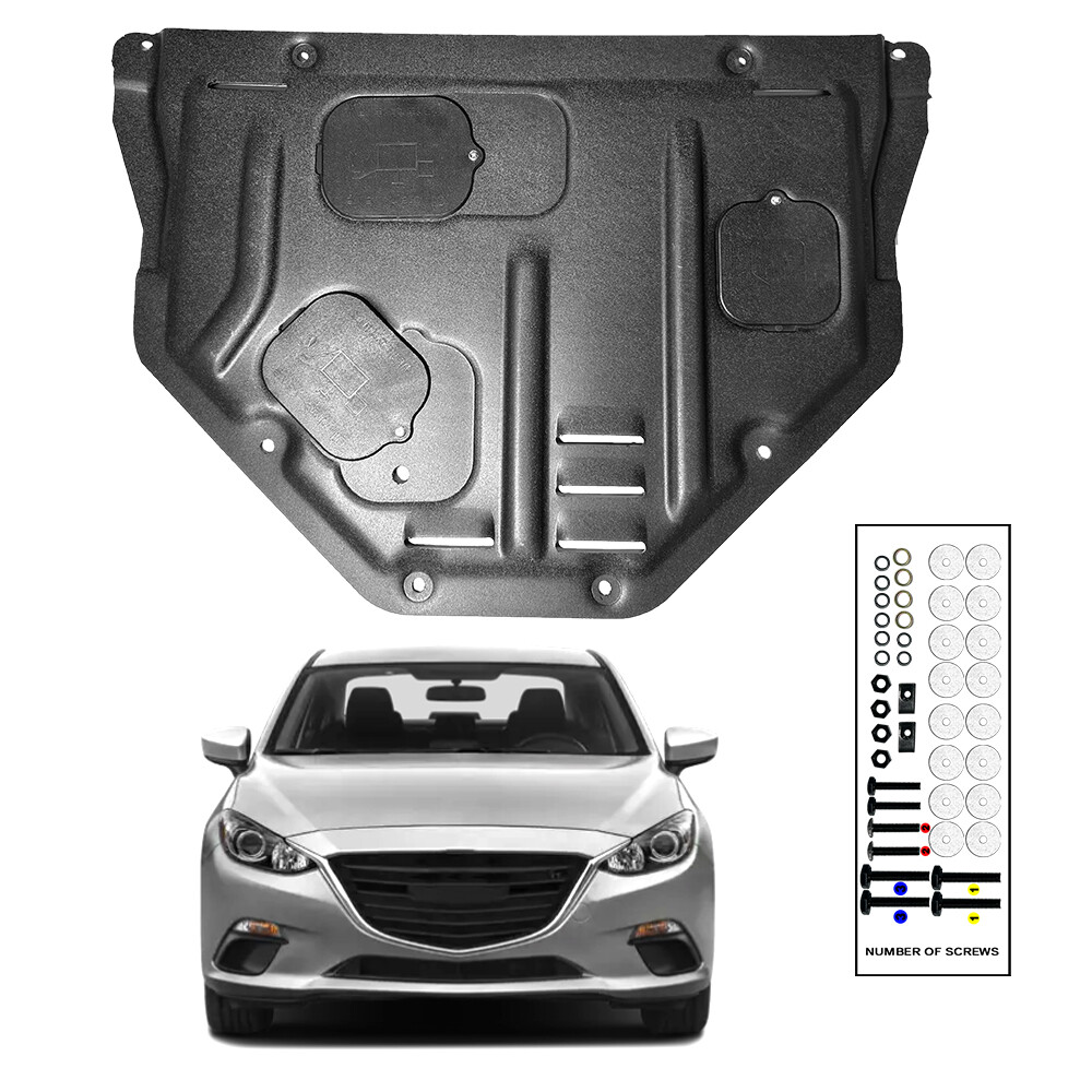 For Mazda3 2015-2017 Under Engine Splash Guards Front Engine Mud